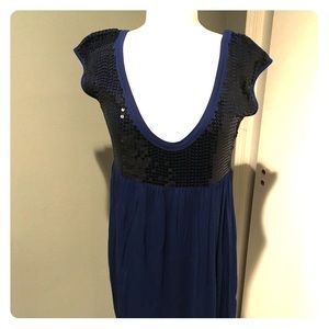 French Connection Sequin High Low Dress